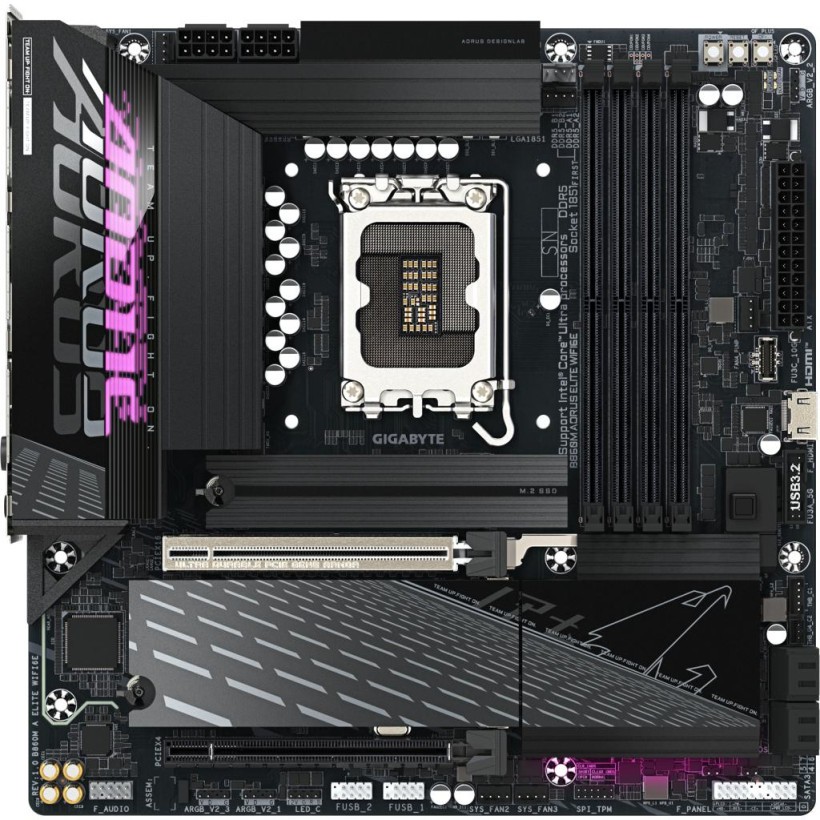Материнська плата GIGABYTE B860M AORUS ELITE WIFI6E