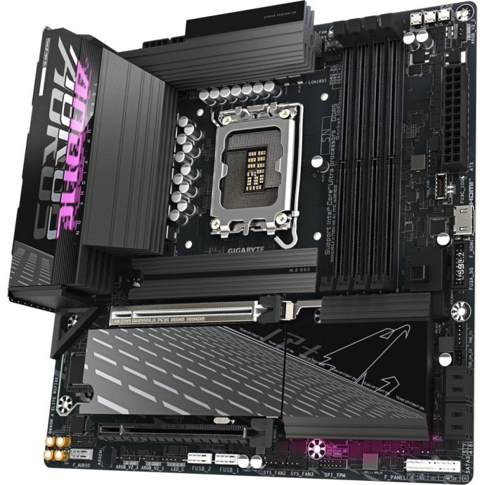 Материнська плата GIGABYTE B860M AORUS ELITE WIFI6E  Фото №1