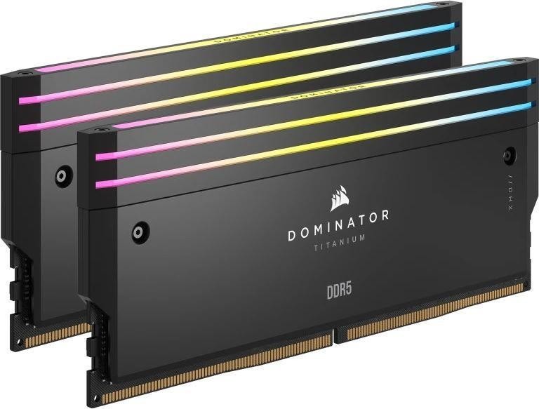 Пам&#039;ять для настільних комп&#039;ютерів Corsair 32 GB (2x16 GB) DDR5 6000 MHz Dominator Titanium RGB (CMP32GX5M2B6000Z30)  Фото №0