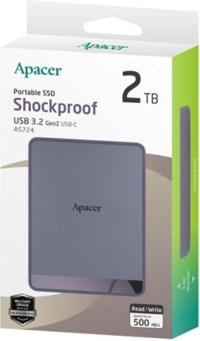 SSD накопичувач Apacer AS724 512 GB Mauve (AP512GAS724M-1)  Фото №0