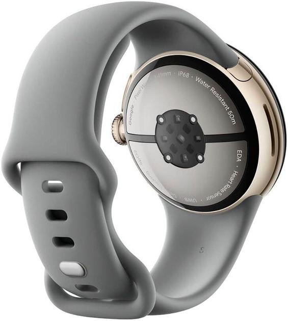 Смарт-годинник Google Pixel Watch 3 41 mm LTE Champagne Gold Aluminum Case/Hazel Active Band  Фото №3