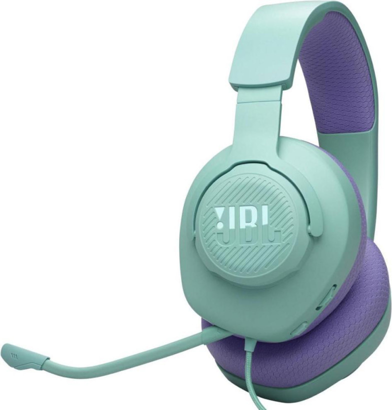 Навушники з мікрофоном JBL Quantum 100M2 Cyan (JBLQTUM100M2CYN)  Фото №0