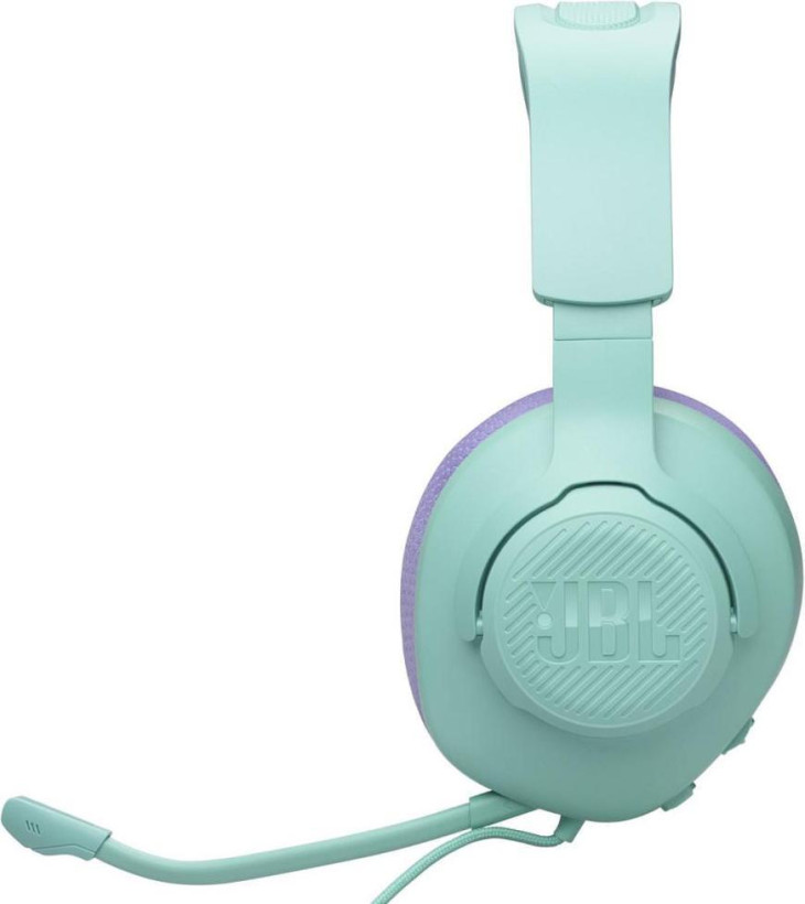 Навушники з мікрофоном JBL Quantum 100M2 Cyan (JBLQTUM100M2CYN)  Фото №2