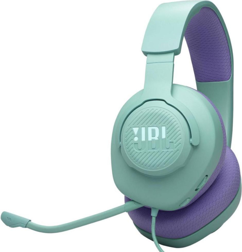 Навушники з мікрофоном JBL Quantum 100M2 Cyan (JBLQTUM100M2CYN)  Фото №3