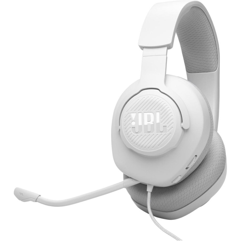 Навушники з мікрофоном JBL Quantum 100M2 White (JBLQTUM100M2WHT)  Фото №4