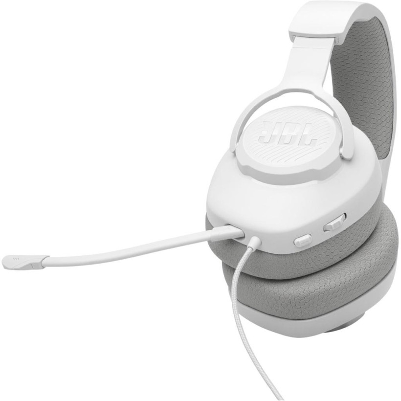 Навушники з мікрофоном JBL Quantum 100M2 White (JBLQTUM100M2WHT)  Фото №5