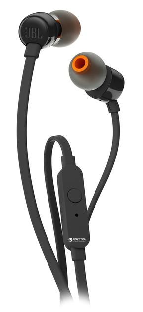Навушники з мікрофоном JBL Tune 110 Black (JBLT110BLK)  Фото №3