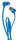 Навушники з мікрофоном JBL Tune 110 Blue (JBLT110BLU)  Фото №1