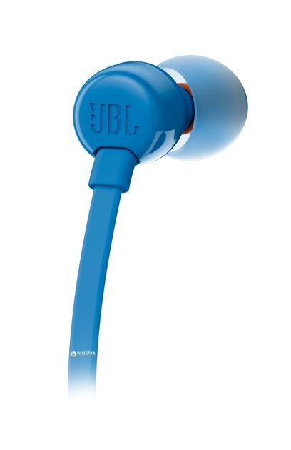 Навушники з мікрофоном JBL Tune 110 Blue (JBLT110BLU)  Фото №2