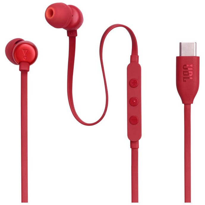 Наушники с микрофоном JBL Tune 310C Red (JBLT310CRED)  Фото №0
