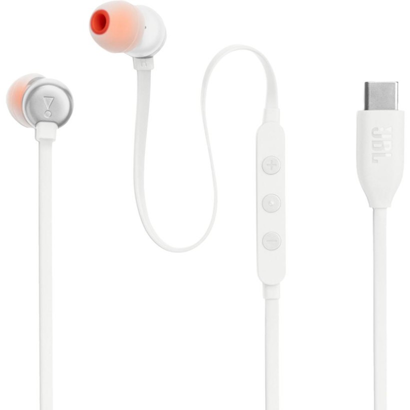 Наушники с микрофоном JBL Tune 310C White (JBLT310CWHT)  Фото №0