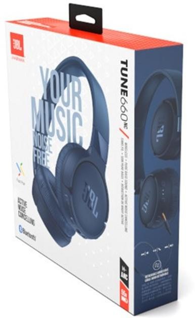 Навушники з мікрофоном JBL Tune 660NC Blue (JBLT660NCBLU)  Фото №0