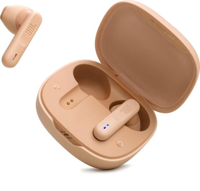 Навушники TWS JBL Wave Flex Beige (JBLWFLEXBEG)  Фото №1