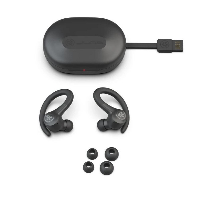 Наушники TWS JLAB Go Air Sport Graphite (IEUEBGAIRSPRTRBLK124) (UA)  Фото №5