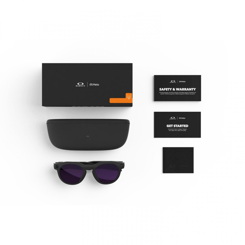 Смарт-окуляри Oakley Meta HSTN Black Lens color: Clear to Amethyst Transitions  Фото №1