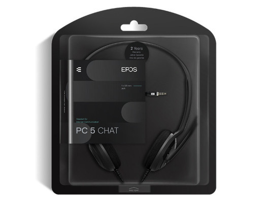 Спеціалізована гарнітура Sennheiser EPOS PC 5 Chat (1000445) (UA)  Фото №5
