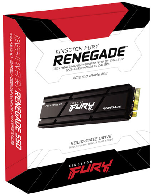 SSD накопитель Kingston FURY Renegade 4 TB with Heatsink (SFYRDK/4000G) (UA)  Фото №4