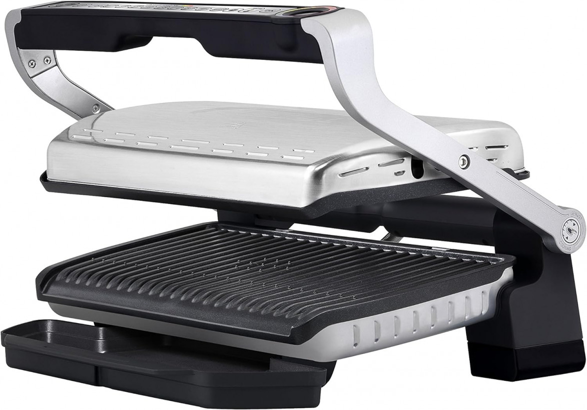 Електрогриль притискний Tefal GC722D34 Optigrill + XL  Фото №1