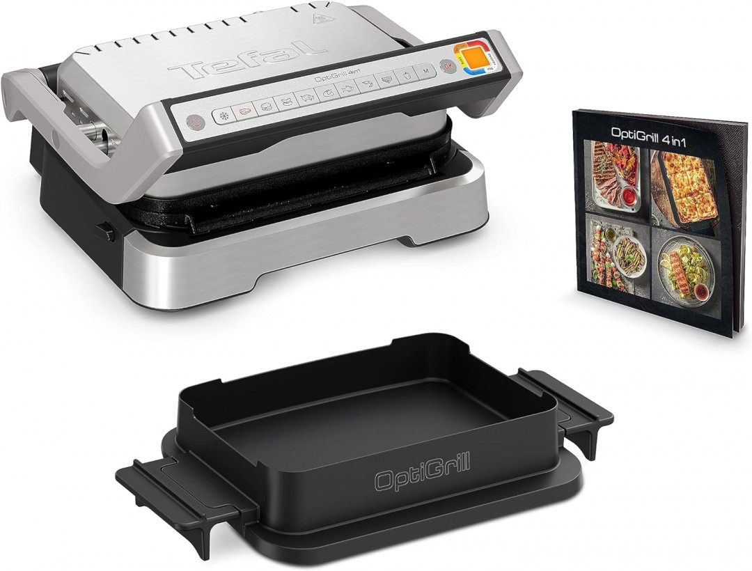 Електрогриль притискний Tefal OptiGrill 4in1 GC774D30  Фото №2