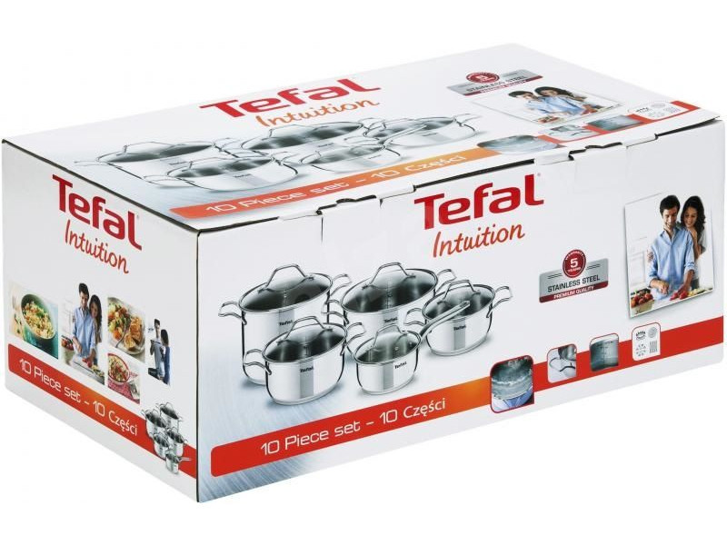 Набор кастрюль Tefal Intuition (A702SC85)  Фото №0