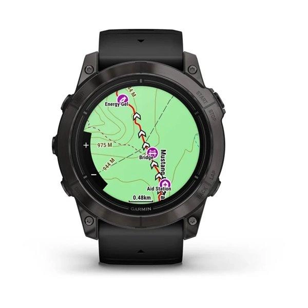 Смарт-часы Garmin Epix Pro Gen 2 Sapphire 51mm Carbon G. DLC Tit. with Black Band (010-02804-00/01)  Фото №2