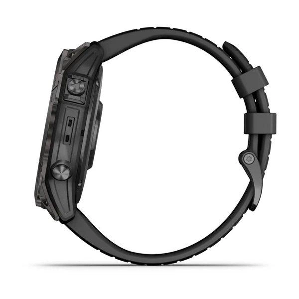 Смарт-часы Garmin Epix Pro Gen 2 Sapphire 51mm Carbon G. DLC Tit. with Black Band (010-02804-00/01)  Фото №6