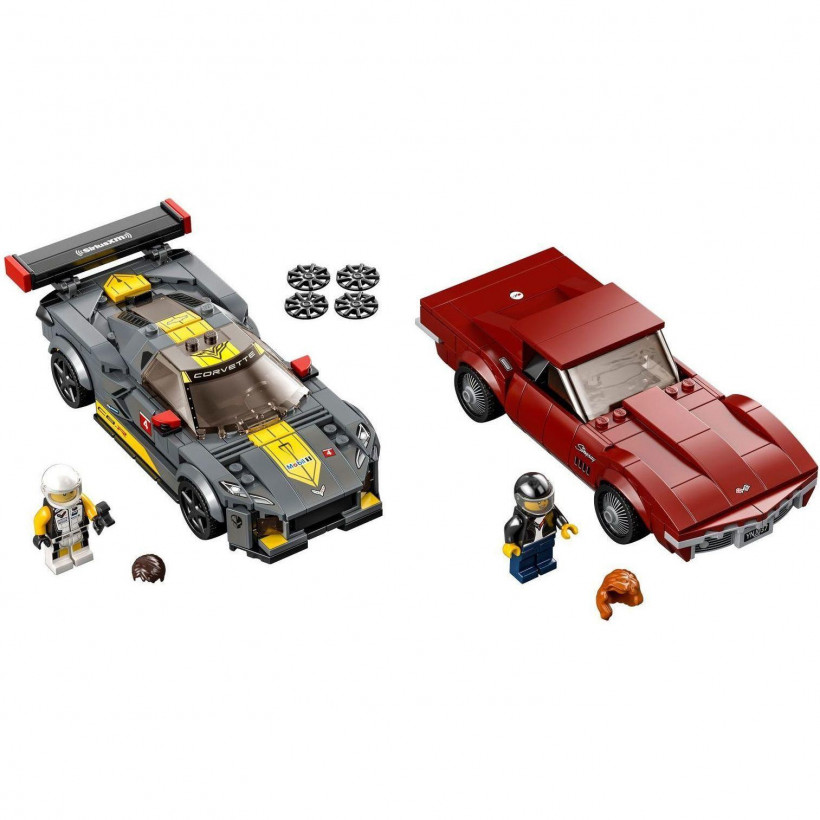 Блоковый конструктор LEGO Speed Champions Шевроле Corvette C8.R Race Car and 1968 Шевроле (76903)  Фото №2