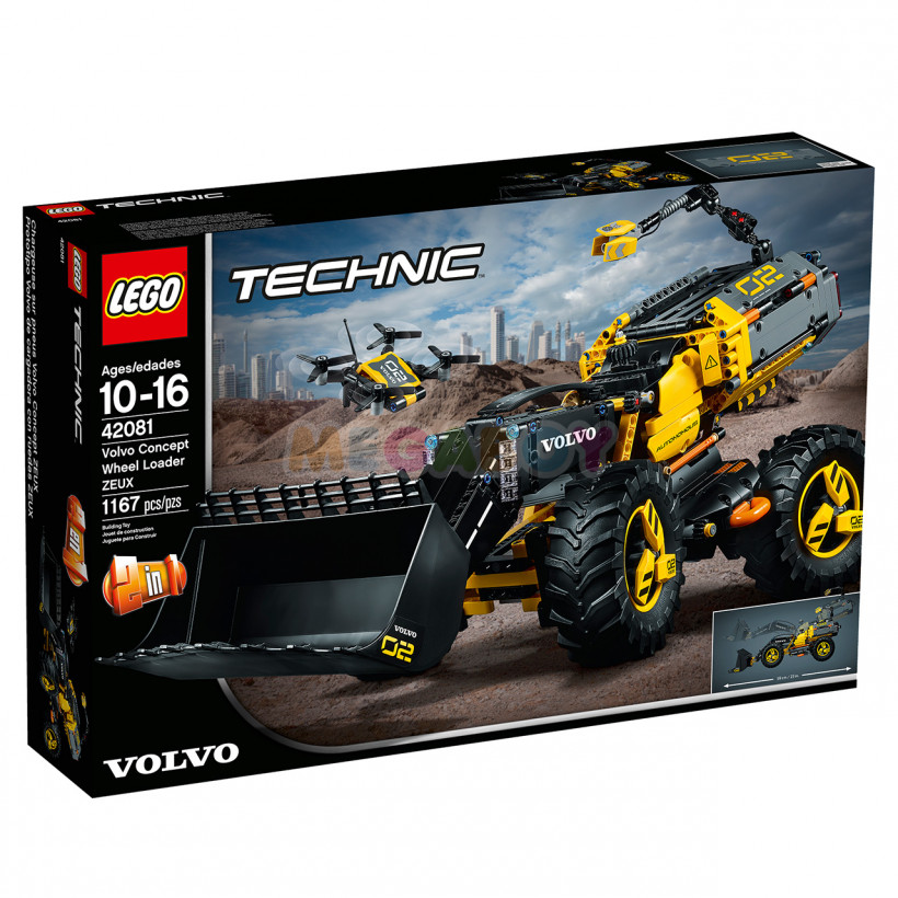 Авто-конструктор LEGO Technic VOLVO колісний навантажувач ZEUX (42081)  Фото №0