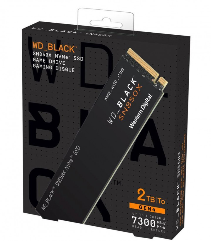 SSD накопитель WD Black SN850X 2TB (WDS200T2X0E)  Фото №1