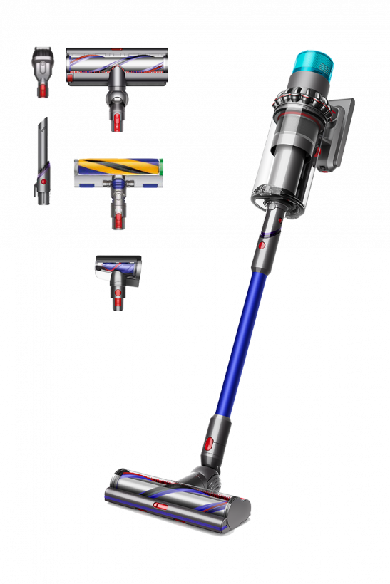 Пилосос 2в1 (вертикальний + ручний) Dyson Gen5 Outsize Cordless Vacuum Nickel/Blue (447923-01)  Фото №1