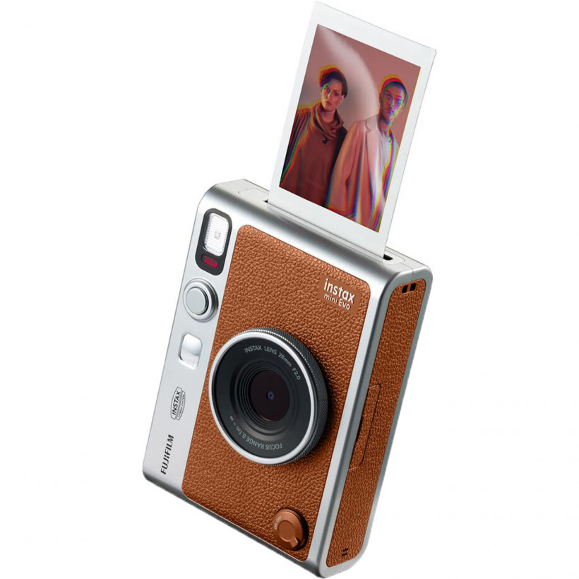 Фотокамера мгновенной печати Fujifilm Instax mini EVO Brown (16812534)  Фото №1