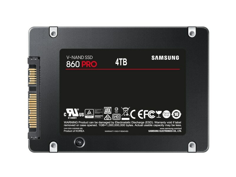 SSD накопитель Samsung 860 PRO 4 TB (MZ-76P4T0B/EU)  Фото №2