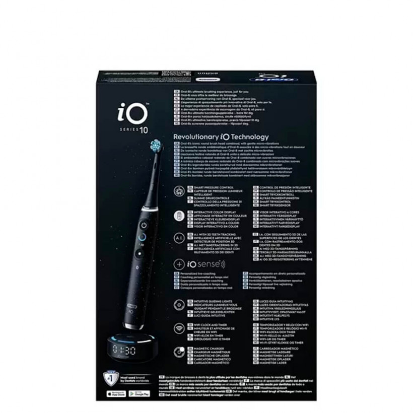 Электрическая зубная щетка Oral-B iO Series 10 Cosmic Black  Фото №3