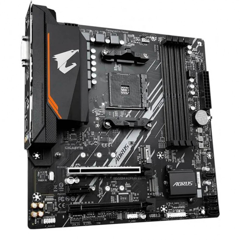 Материнская плата GIGABYTE B550M AORUS ELITE  Фото №1