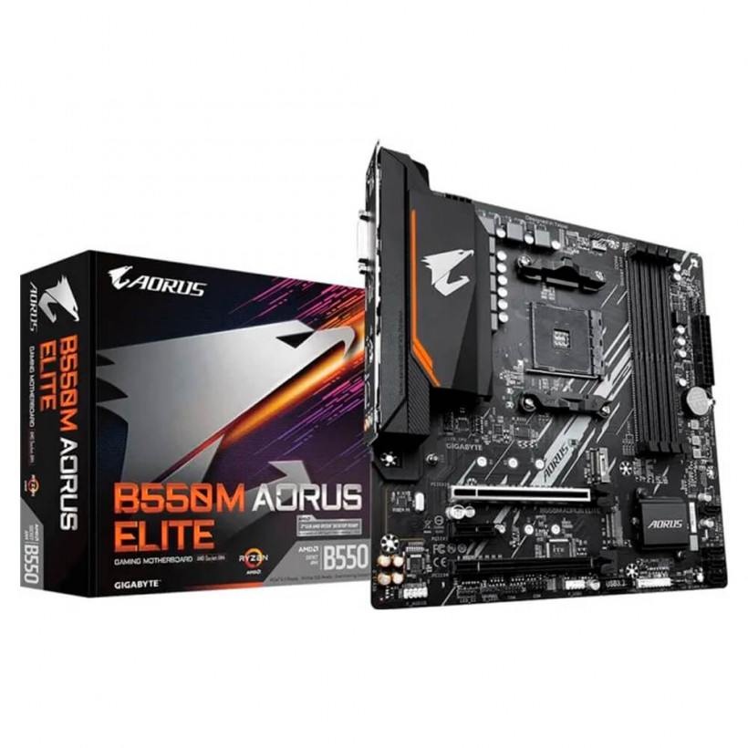 Материнская плата GIGABYTE B550M AORUS ELITE  Фото №3