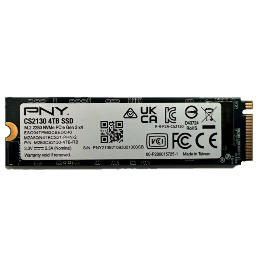 SSD накопичувач PNY CS2130 4 TB (M280CS2130-4TB-RB)  Фото №0