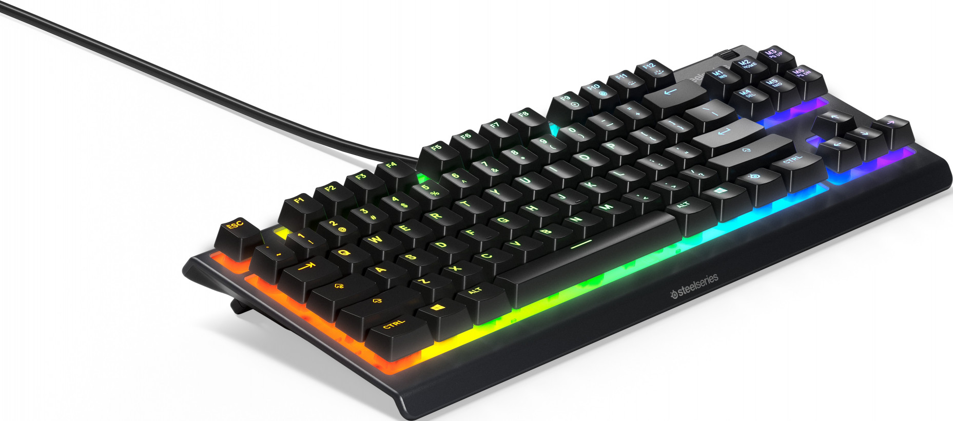 Клавіатура SteelSeries Apex 3 TKL USB UK (64836)  Фото №3