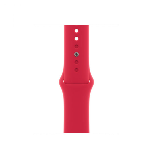 Смарт-часы Apple Watch Series 8 GPS 41mm Midnight Aluminum Case w. (PRODUCT)RED Sport Band S/M (MNPC3+MP703)  Фото №1