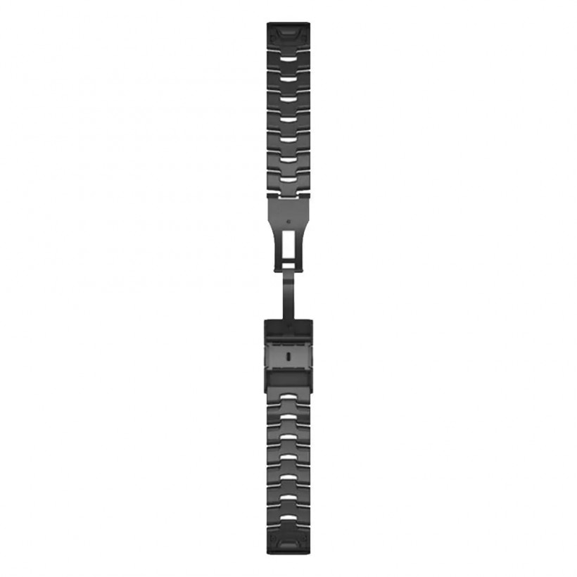 Ремешок Garmin QuickFit 22 Watch Bands Vented Titanium Bracelet with Carbon Grey DLC Coating (010-12863-09)  Фото №0