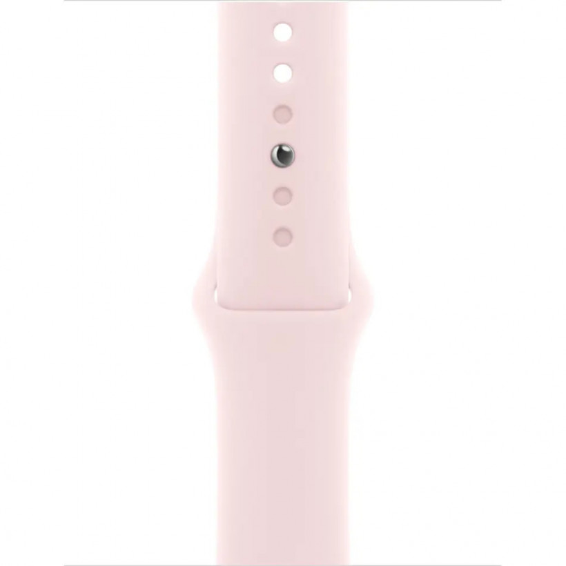 Смарт-часы Apple Watch Series 9 GPS + Cellular 41mm Pink Alu. Case w. Light Pink Sport Band - S/M (MRHY3)  Фото №1