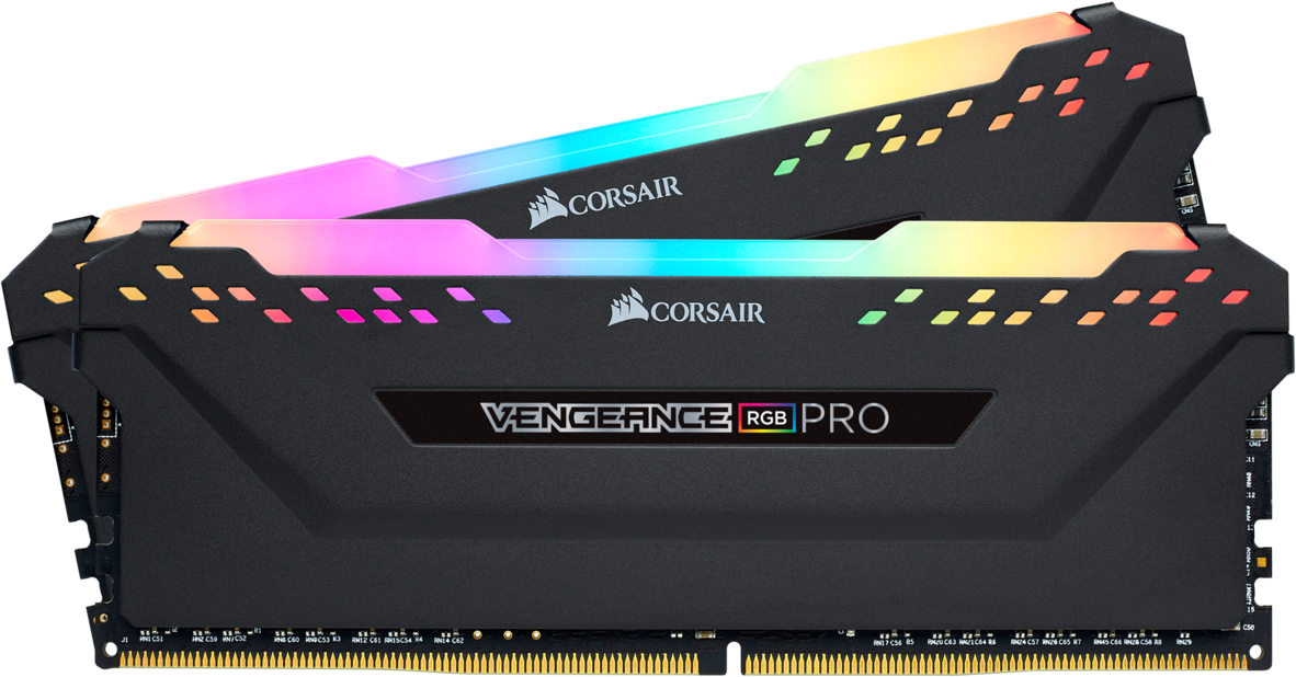 Память для настольных компьютеров Corsair 32GB (2x16GB) DDR4 3000MHz Vengeance RGB Pro Black (CMW32GX4M2C3000C15)  Фото №2