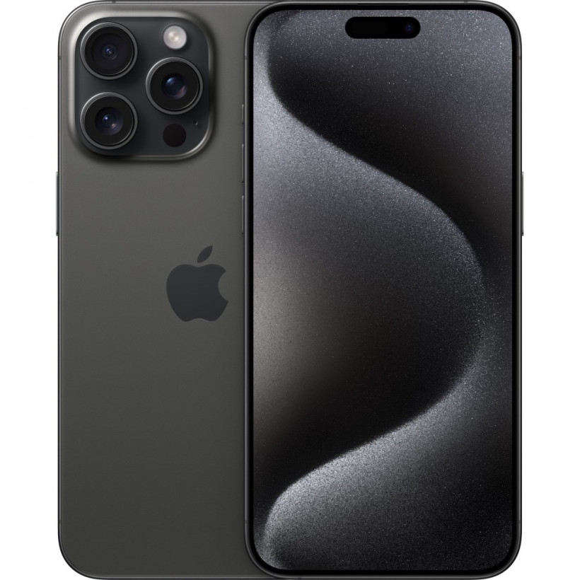 Смартфон Apple iPhone 15 Pro Max (Open Box) 512GB Black Titanium (MU7C3) Open Box  Фото №1