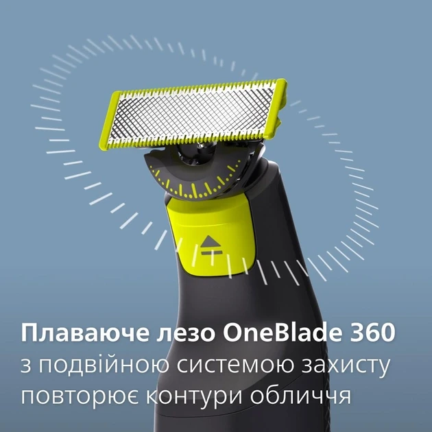 Сменные лезвия Philips Сменное плавающее лезвие OneBlade 360 ??QP430/50 3 шт (8710103997177)  Фото №7