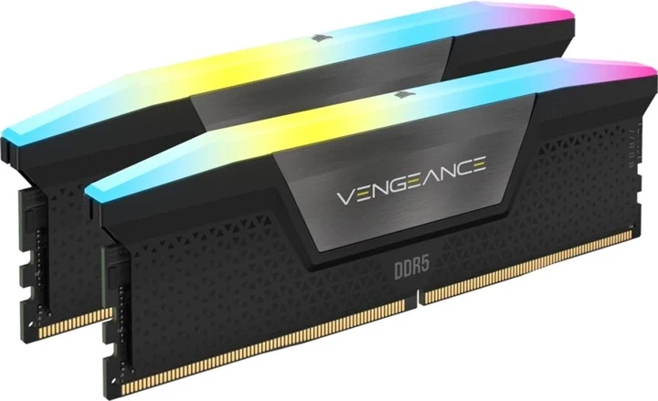 Пам&#039;ять для настільних комп&#039;ютерів Corsair 32 GB (2x16GB) DDR5 6400 MHz Vengeance RGB (CMH32GX5M2B6400C36)  Фото №0