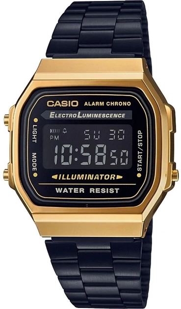 Мужские часы Casio Standard Digital A168WEGB-1BEF  Фото №0