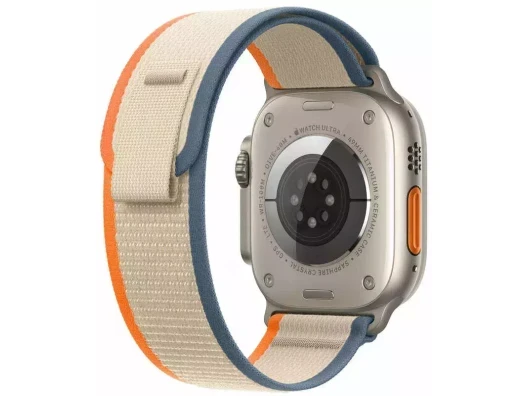 Смарт-часы Apple Watch Ultra 2 GPS + Cellular 49mm Titanium Case с Orange/Beige Trail Loop - S/M (MRF13)  Фото №4