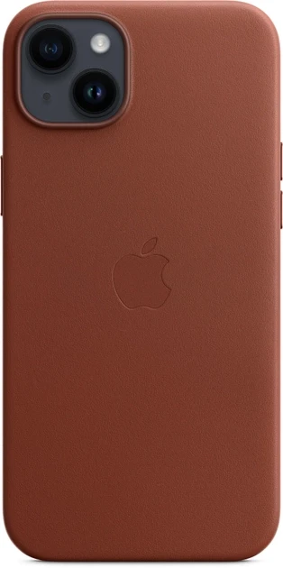 Чохол для смартфона Apple iPhone 14 Plus Leather Case with MagSafe - Umber (MPPD3)  Фото №2