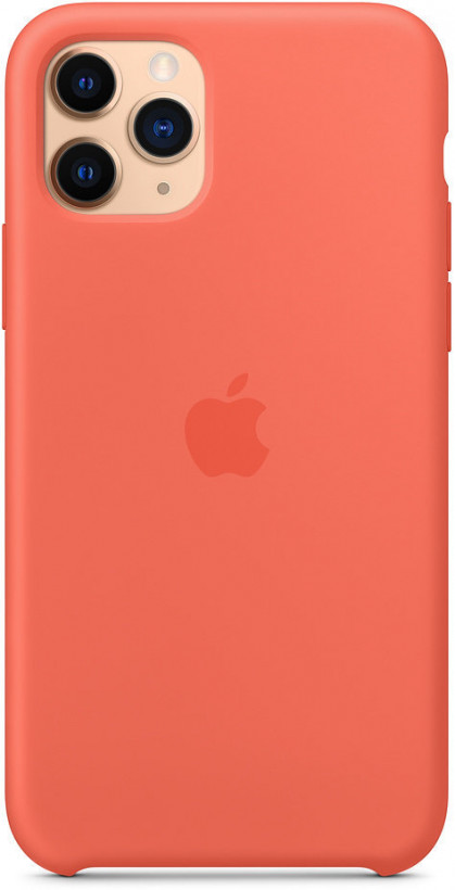 Чехол для смартфона Apple iPhone 11 Pro Silicone Case - Clementine/Orange (MWYQ2)  Фото №1