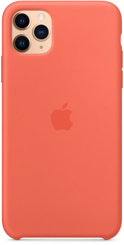 Чехол для смартфона Apple iPhone 11 Pro Max Silicone Case - Clementine/Orange (MX022)  Фото №4