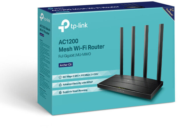 Беспроводной маршрутизатор (роутер) TP-Link Archer C6  Фото №0